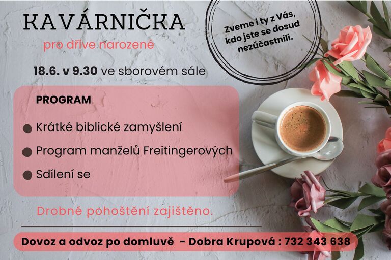 Červnová kavárnička
