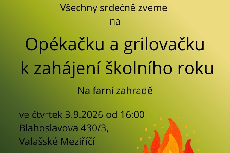 Opékačka k začátku školního roku